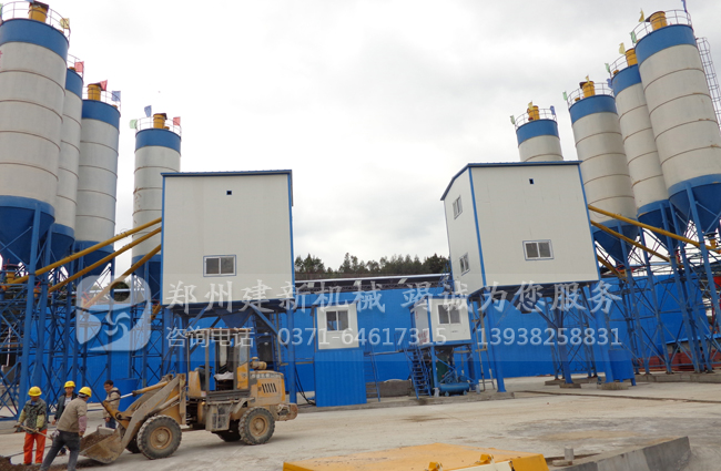 广西柳州双HZS120混凝土爱游戏(ayx)体育官方网站-ayx.com站案例