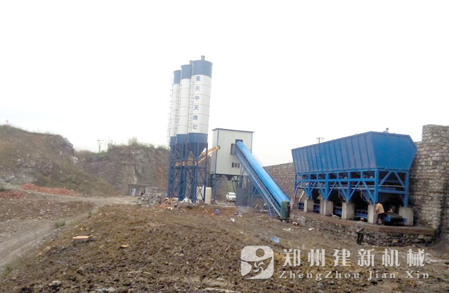 重庆南川南平HZS120混凝土爱游戏(ayx)体育官方网站-ayx.com站现场案例