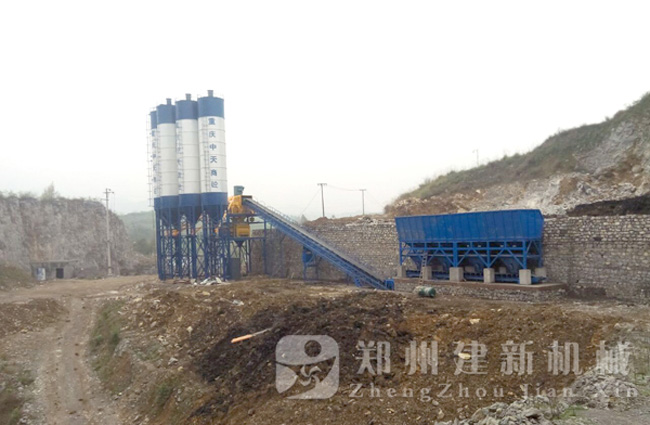 重庆南川南平HZS120混凝土爱游戏(ayx)体育官方网站-ayx.com站现场案例