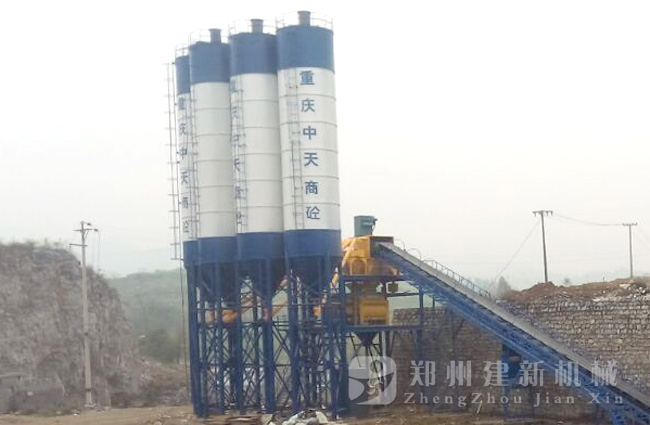 重庆南川南平HZS120混凝土爱游戏(ayx)体育官方网站-ayx.com站现场案例