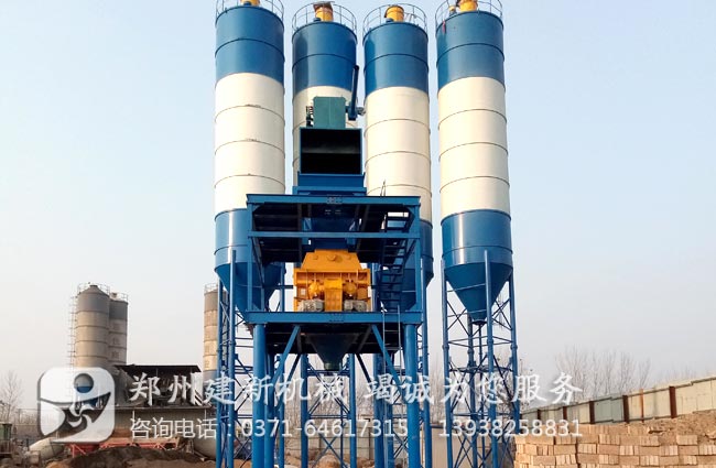 建新成套120混凝土爱游戏(ayx)体育官方网站-ayx.com站生产线设备驻扎山东菏泽