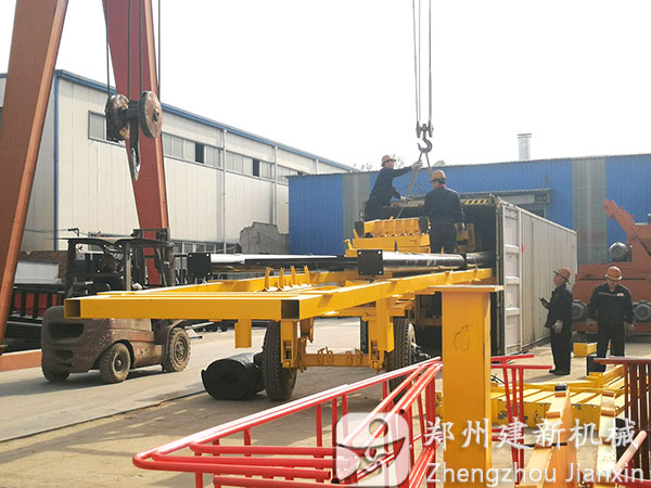 郑州建新移动式50混凝土爱游戏(ayx)体育官方网站-ayx.com站发往尼日利亚