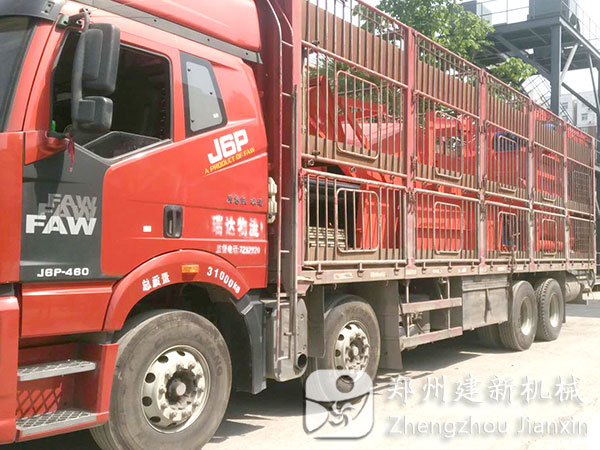 建新完成广西南宁用户数台JS1500混凝土爱游戏(ayx)体育官方网站-ayx.com机交付