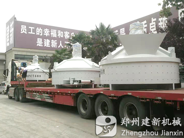 郑州建新3台立轴行星式爱游戏(ayx)体育官方网站-ayx.com机发往四川