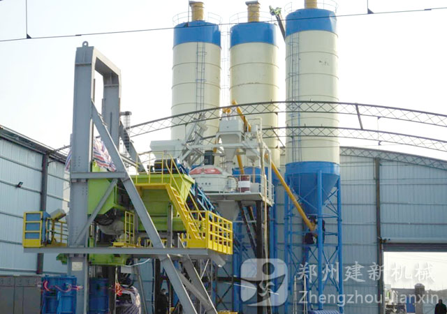 河南原阳爱游戏(ayx)体育官方网站-ayx.com站安装完成主机采用建新1500立轴混凝土爱游戏(ayx)体育官方网站-ayx.com机